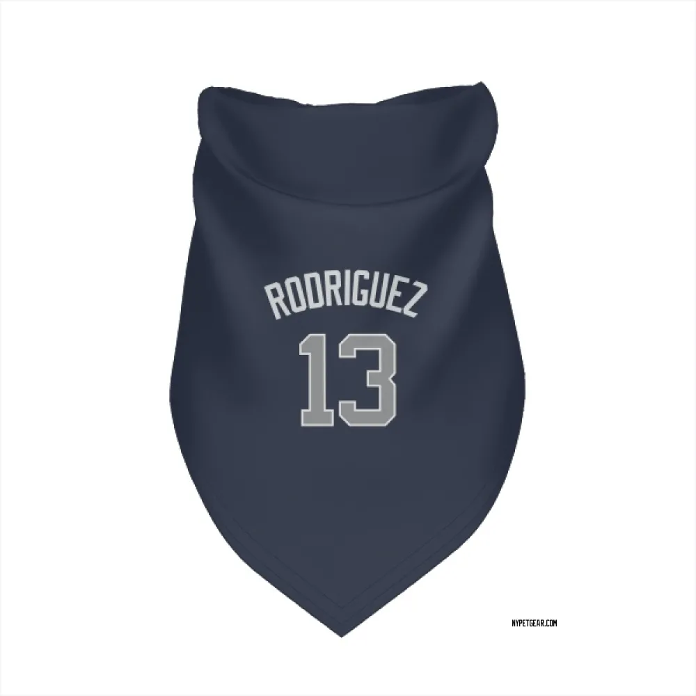 New York Yankees Alex Rodriguez Navy Pet Bandana for Dog & Cat