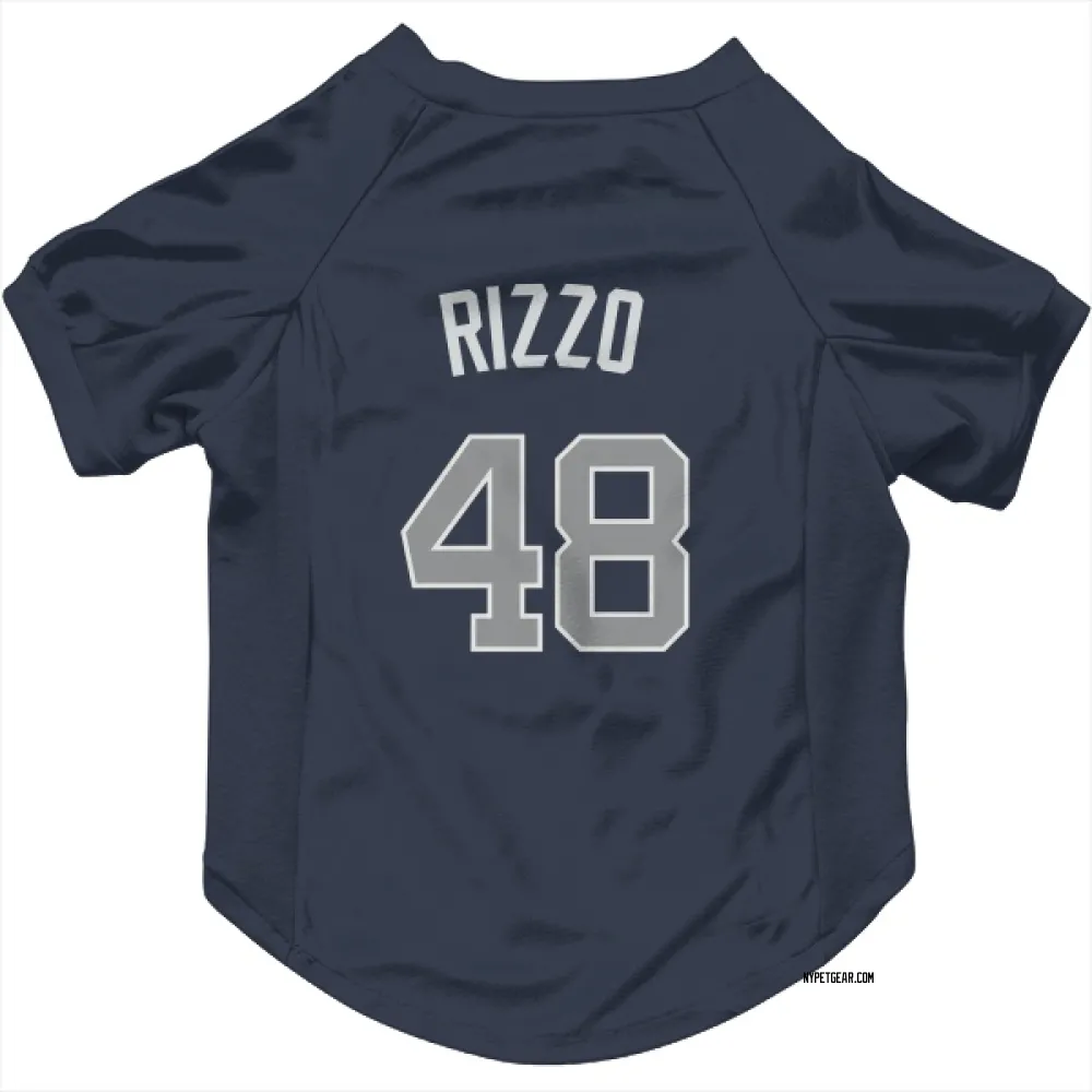 New York Yankees Anthony Rizzo Navy Pet Jersey for Dog & Cat