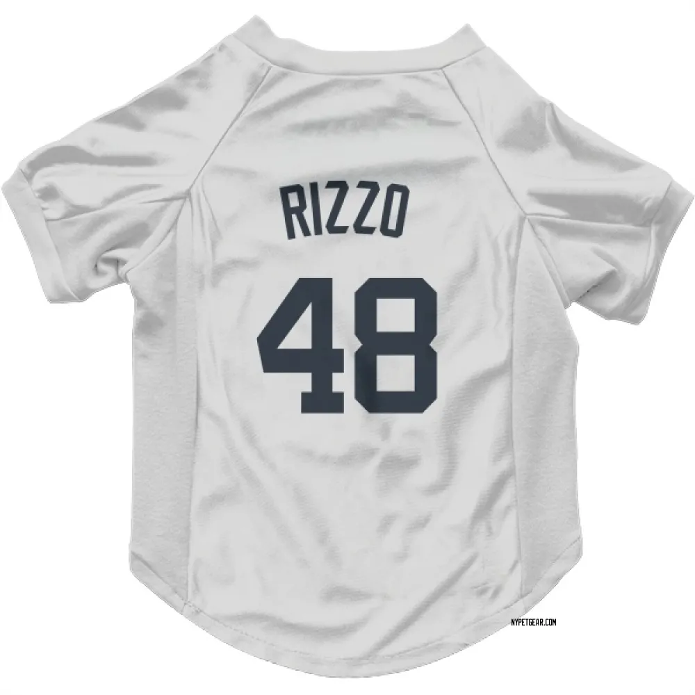 New York Yankees Anthony Rizzo White Pet Jersey for Dog & Cat