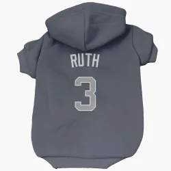 New York Yankees Babe Ruth Navy Pet Hoodie for Dog & Cat