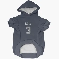 New York Yankees Babe Ruth Navy Pet Hoodie for Dog & Cat