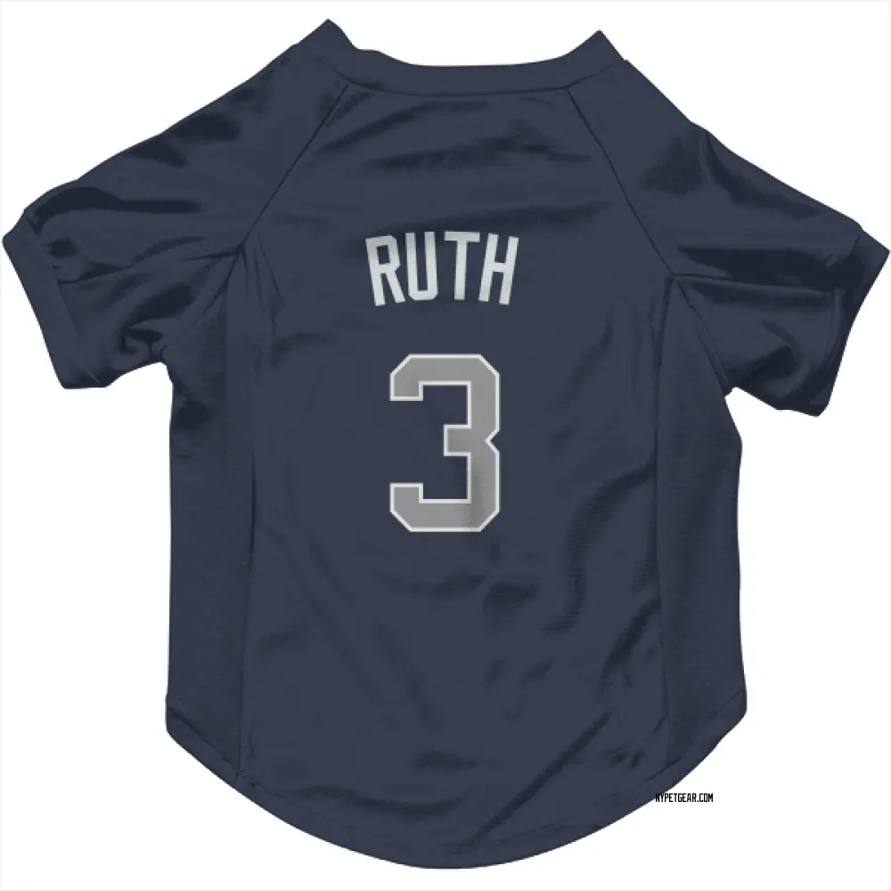 New York Yankees Babe Ruth Navy Pet Jersey for Dog & Cat