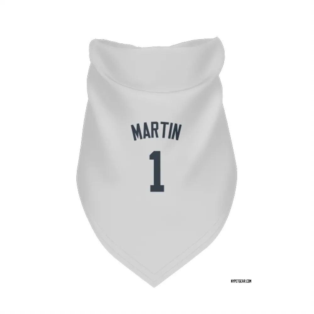 New York Yankees Billy Martin White Pet Bandana for Dog & Cat
