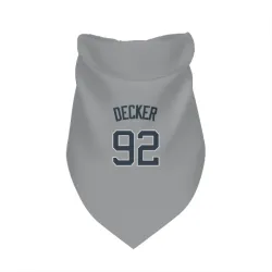 New York Yankees Brandon Decker Gray Pet Bandana for Dog & Cat