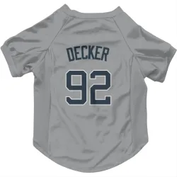 New York Yankees Brandon Decker Gray Pet Jersey for Dog & Cat