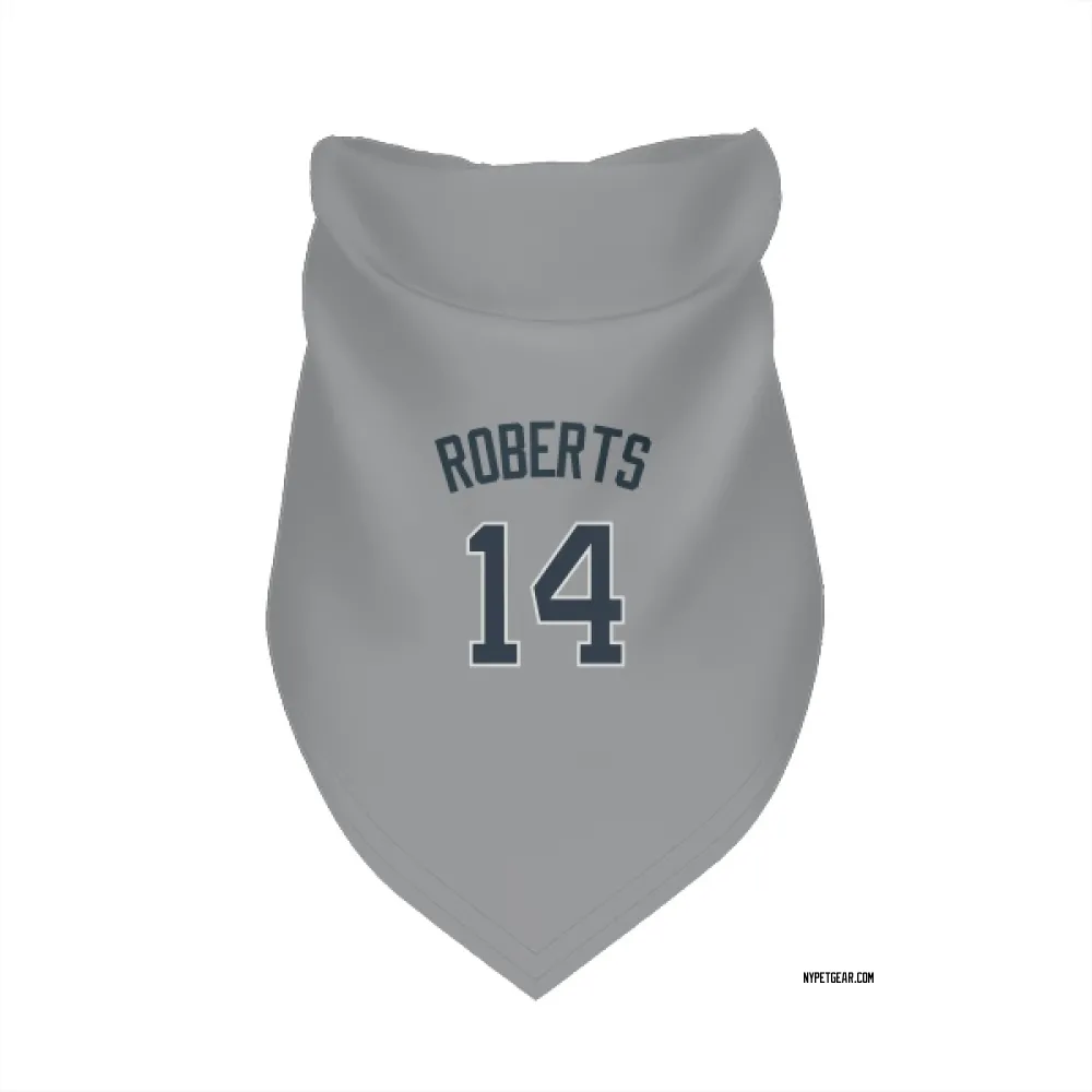 New York Yankees Brian Roberts Gray Pet Bandana for Dog & Cat