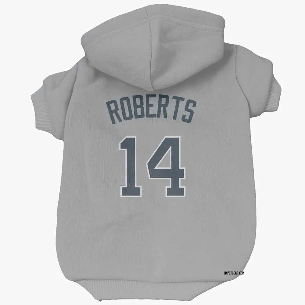 New York Yankees Brian Roberts Gray Pet Hoodie for Dog & Cat