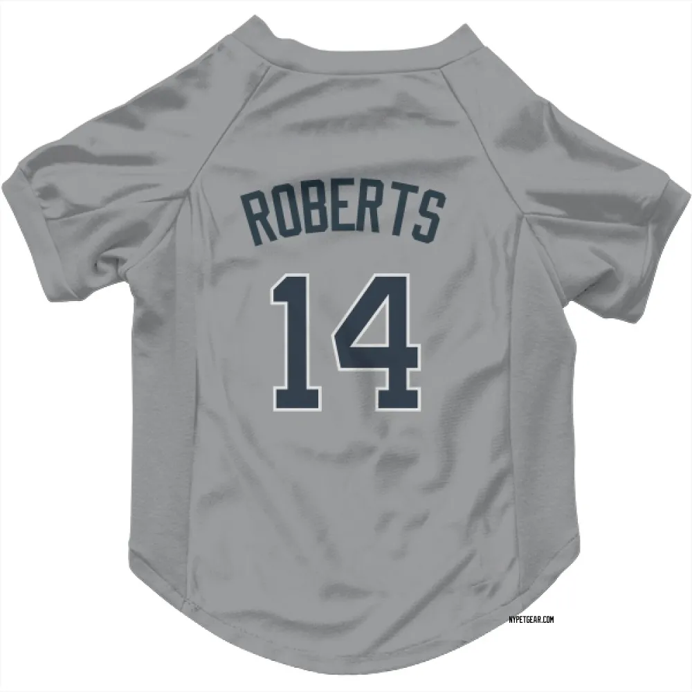 New York Yankees Brian Roberts Gray Pet Jersey for Dog & Cat