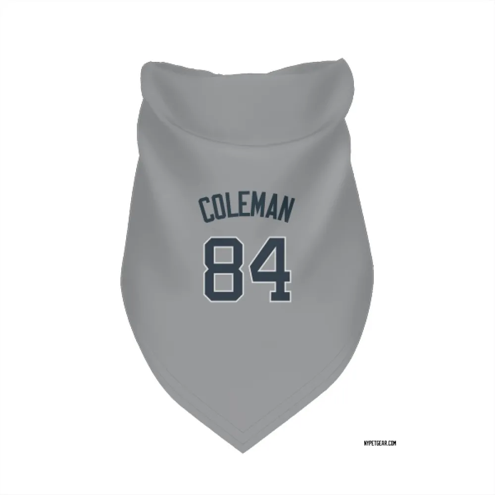 New York Yankees Carson Coleman Gray Pet Bandana for Dog & Cat