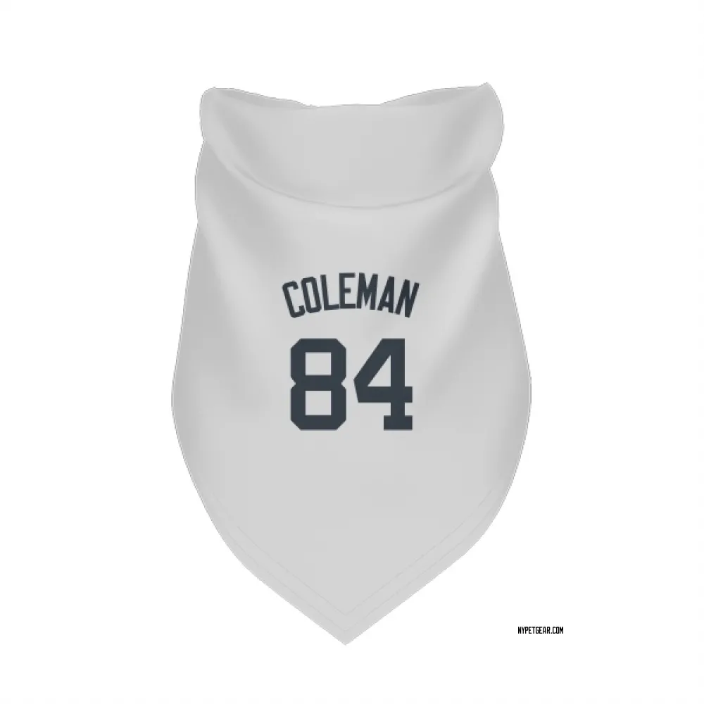 New York Yankees Carson Coleman White Pet Bandana for Dog & Cat