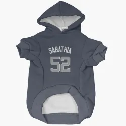 New York Yankees CC Sabathia Navy Pet Hoodie for Dog & Cat