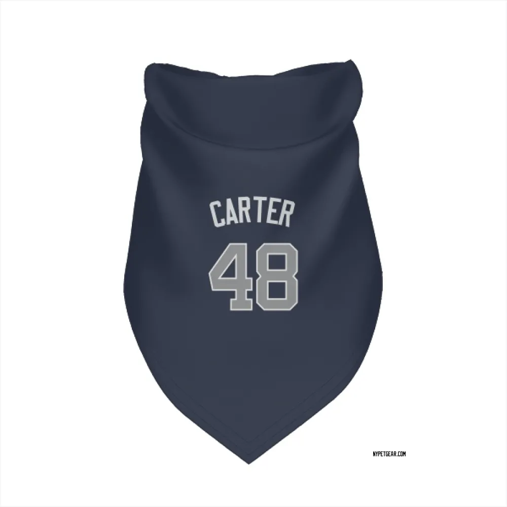 New York Yankees Chris Carter Navy Pet Bandana for Dog & Cat