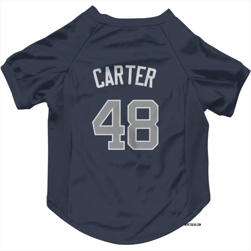 New York Yankees Chris Carter Navy Pet Jersey for Dog & Cat