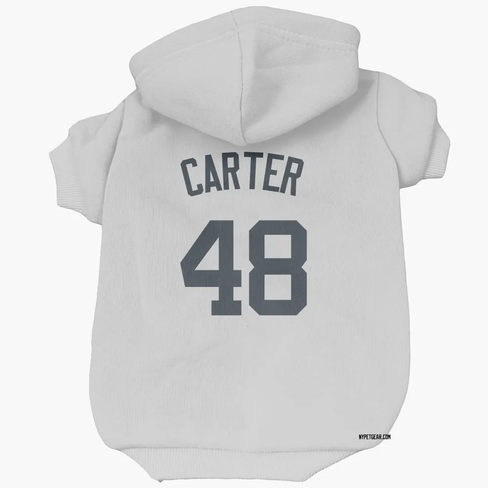 New York Yankees Chris Carter White Pet Hoodie for Dog & Cat