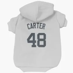New York Yankees Chris Carter White Pet Hoodie for Dog & Cat