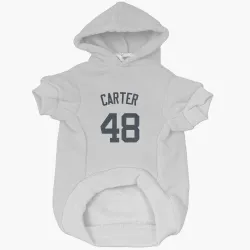 New York Yankees Chris Carter White Pet Hoodie for Dog & Cat