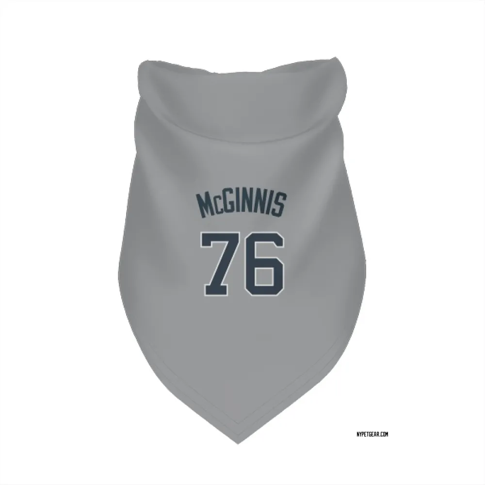 New York Yankees Connor McGinnis Gray Pet Bandana for Dog & Cat
