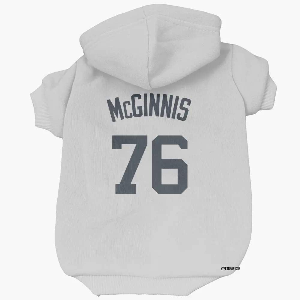 New York Yankees Connor McGinnis White Pet Hoodie for Dog & Cat