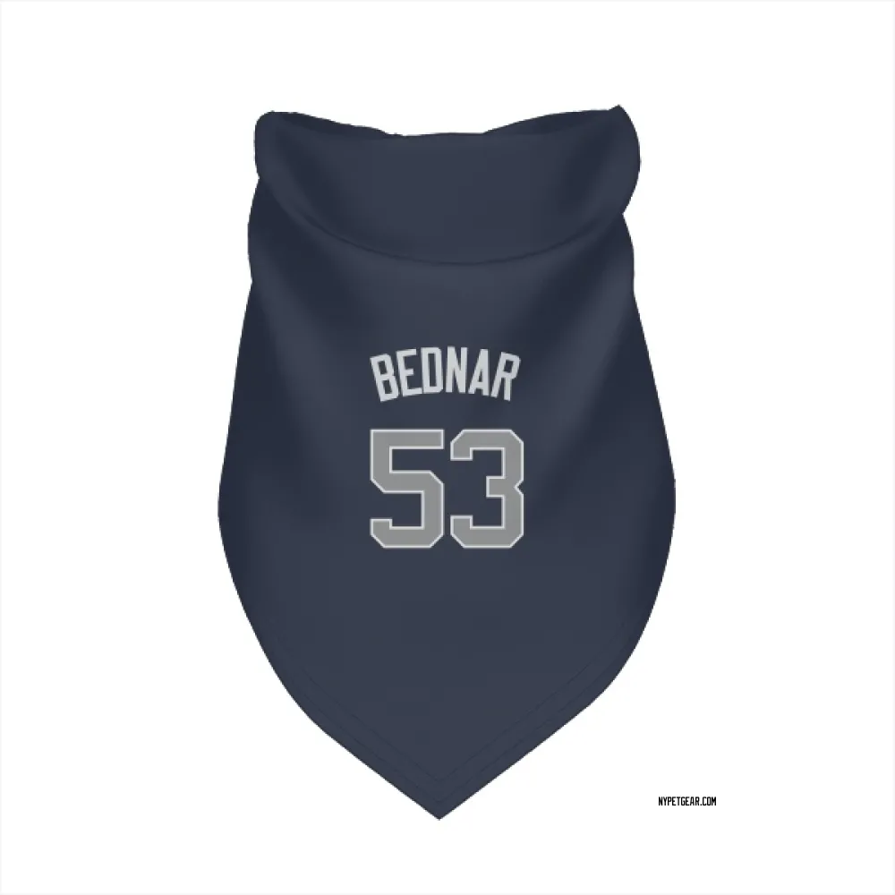 New York Yankees David Bednar Navy Pet Bandana for Dog & Cat