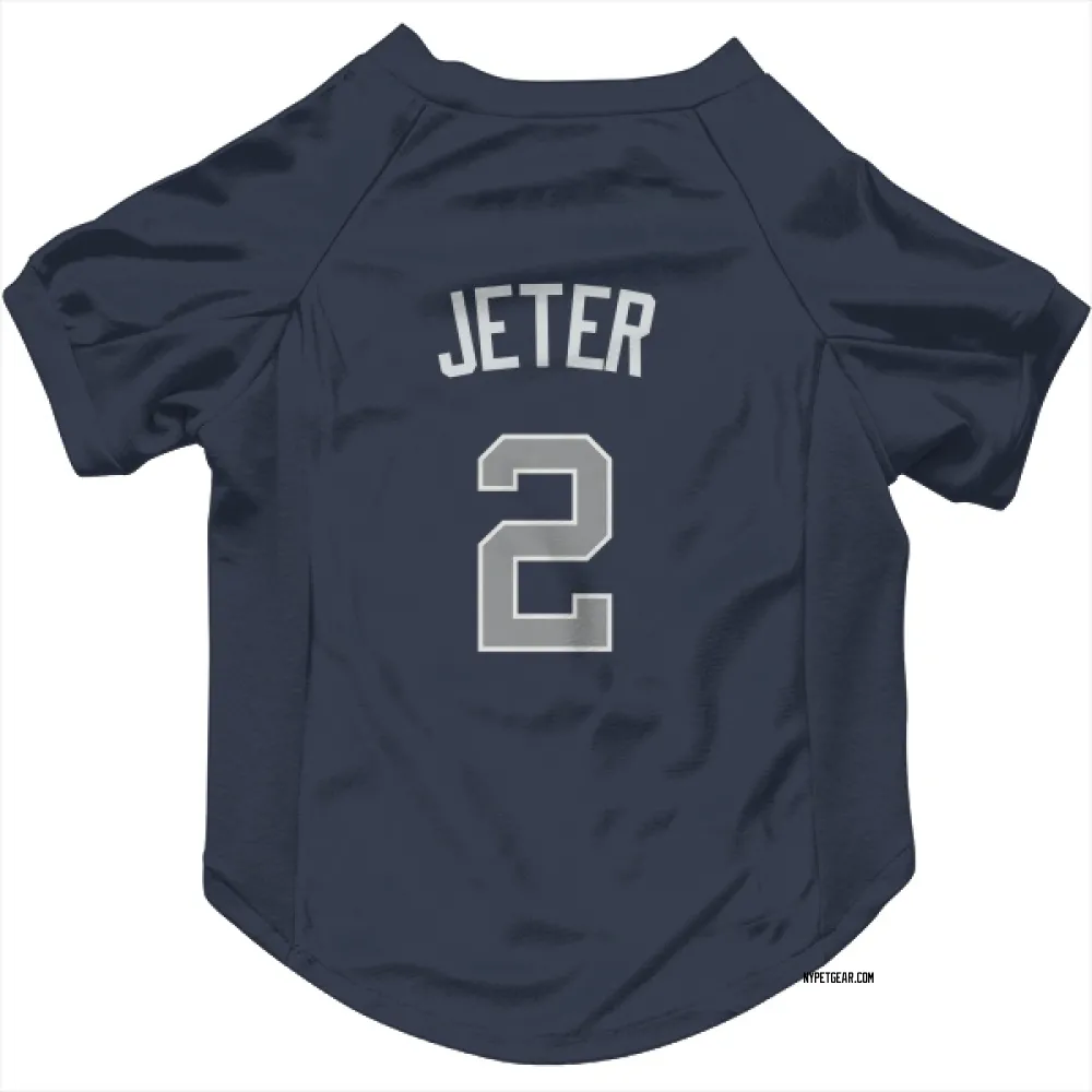 New York Yankees Derek Jeter Navy Pet Jersey for Dog & Cat - New York Store