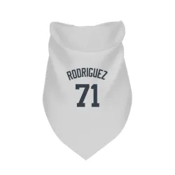 New York Yankees Elmer Rodriguez White Pet Bandana for Dog & Cat