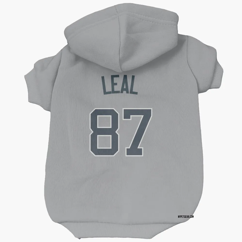 New York Yankees Erick Leal Gray Pet Hoodie for Dog & Cat