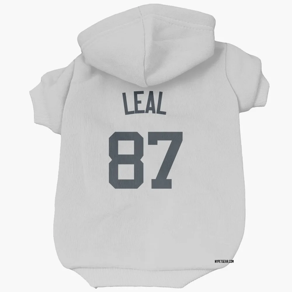 New York Yankees Erick Leal White Pet Hoodie for Dog & Cat