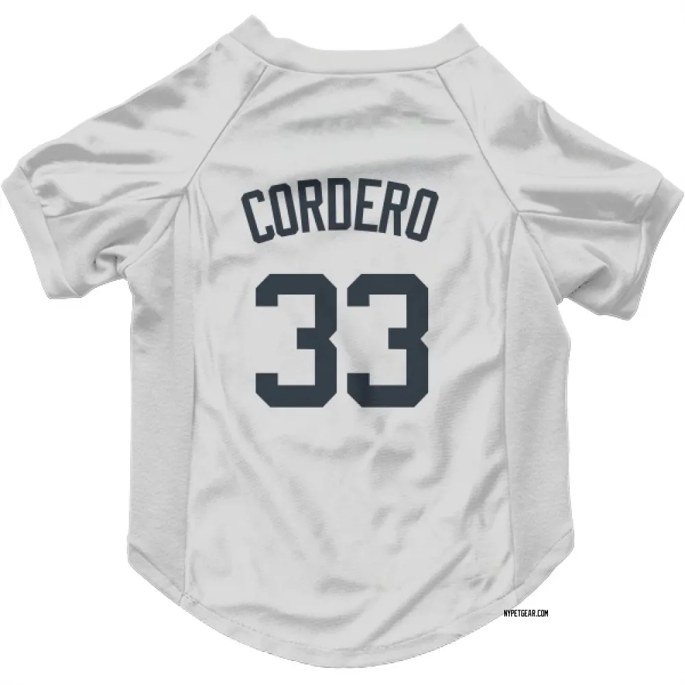 New York Yankees Franchy Cordero White Pet Jersey for Dog & Cat