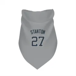 New York Yankees Giancarlo Stanton Gray Pet Bandana for Dog & Cat