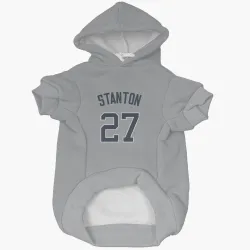 New York Yankees Giancarlo Stanton Gray Pet Hoodie for Dog & Cat