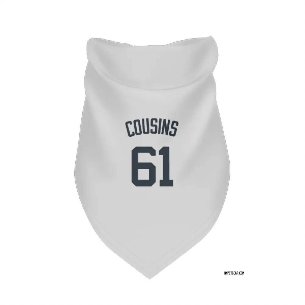 New York Yankees Jake Cousins White Pet Bandana for Dog & Cat