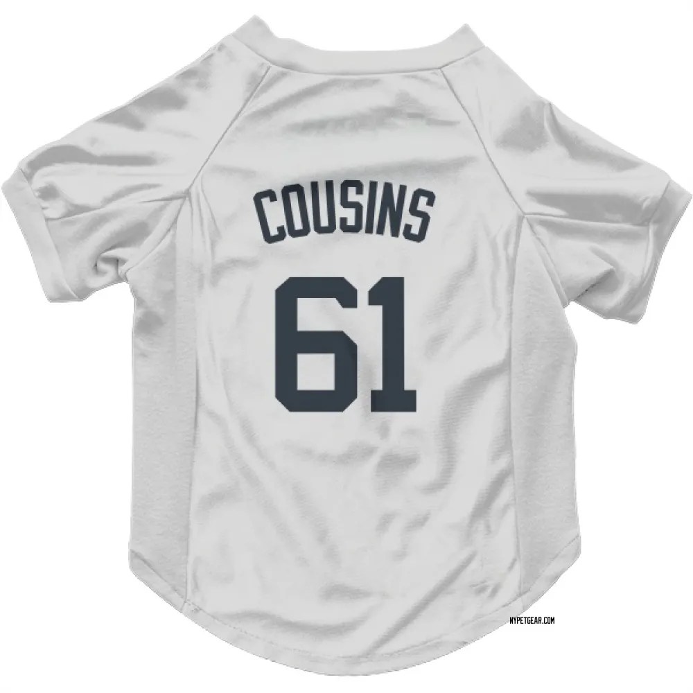 New York Yankees Jake Cousins White Pet Jersey for Dog & Cat