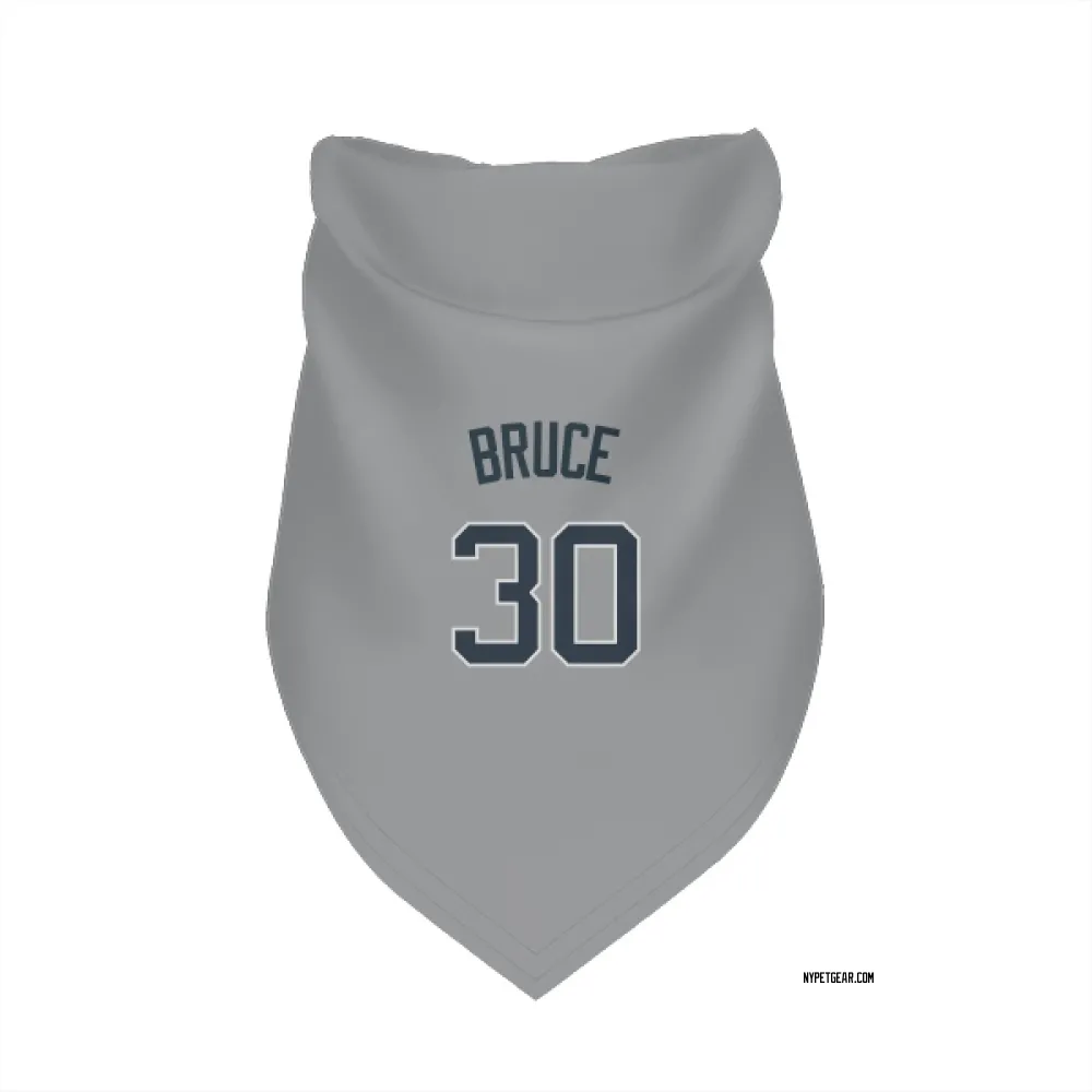 New York Yankees Jay Bruce Gray Pet Bandana for Dog & Cat
