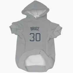 New York Yankees Jay Bruce Gray Pet Hoodie for Dog & Cat