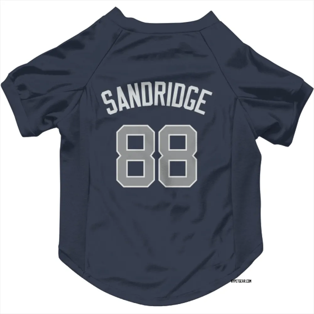 New York Yankees Jayvien Sandridge Navy Pet Jersey for Dog & Cat