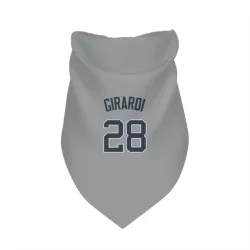 New York Yankees Joe Girardi Gray Pet Bandana for Dog & Cat