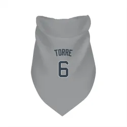 New York Yankees Joe Torre Gray Pet Bandana for Dog & Cat