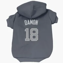 New York Yankees Johnny Damon Navy Pet Hoodie for Dog & Cat