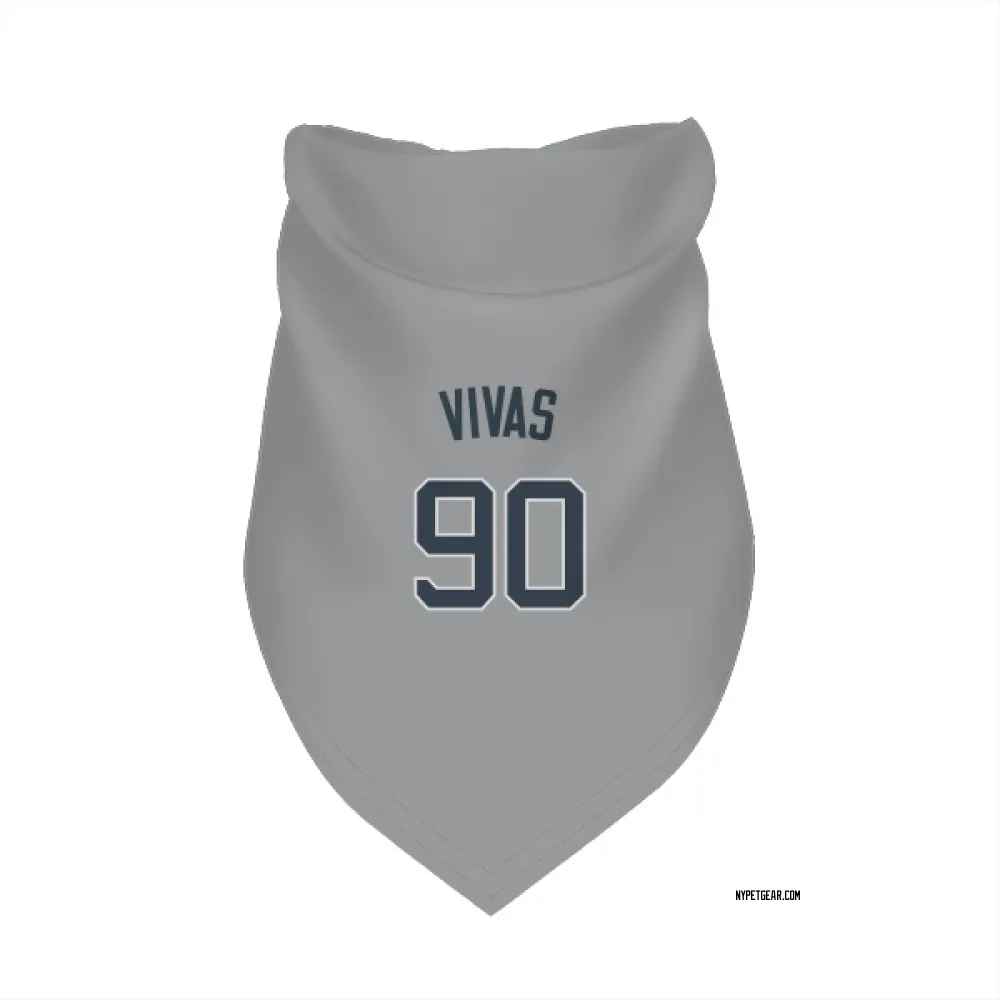 New York Yankees Jorbit Vivas Gray Pet Bandana for Dog & Cat