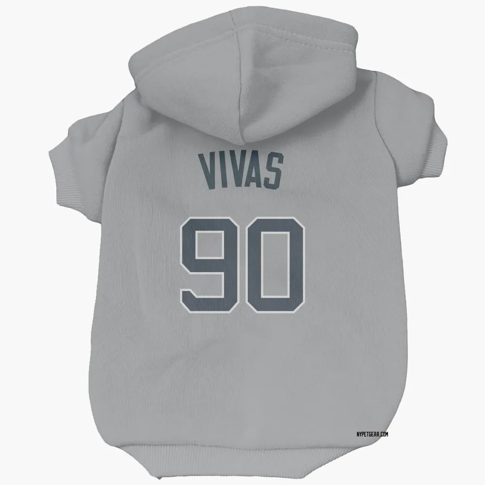New York Yankees Jorbit Vivas Gray Pet Hoodie for Dog & Cat