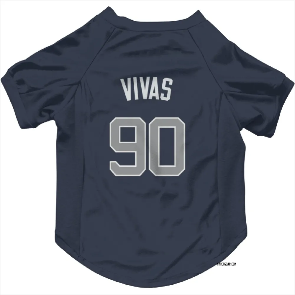 New York Yankees Jorbit Vivas Navy Pet Jersey for Dog & Cat