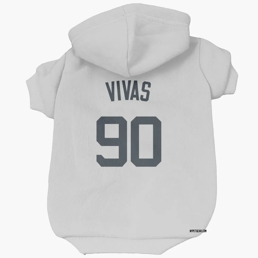 New York Yankees Jorbit Vivas White Pet Hoodie for Dog & Cat