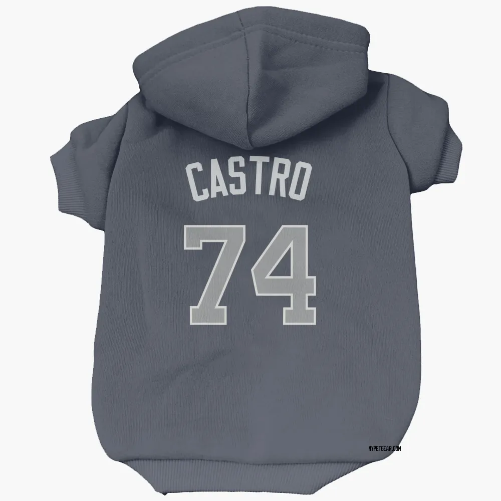 New York Yankees Kervin Castro Navy Pet Hoodie for Dog & Cat