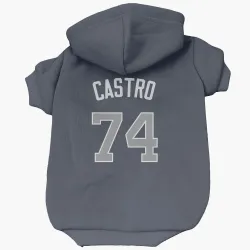 New York Yankees Kervin Castro Navy Pet Hoodie for Dog & Cat