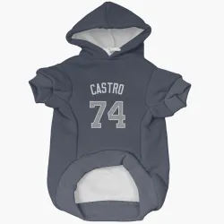New York Yankees Kervin Castro Navy Pet Hoodie for Dog & Cat