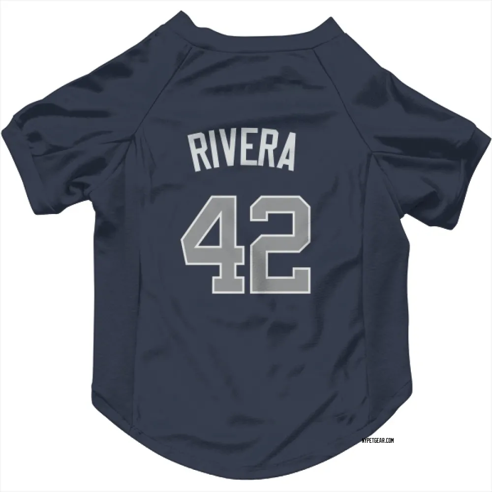 New York Yankees Mariano Rivera Navy Pet Jersey for Dog & Cat