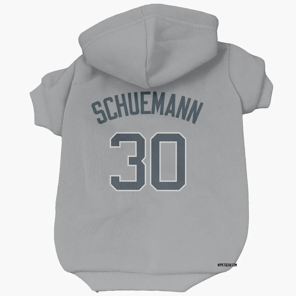 New York Yankees Max Schuemann Gray Pet Hoodie for Dog & Cat