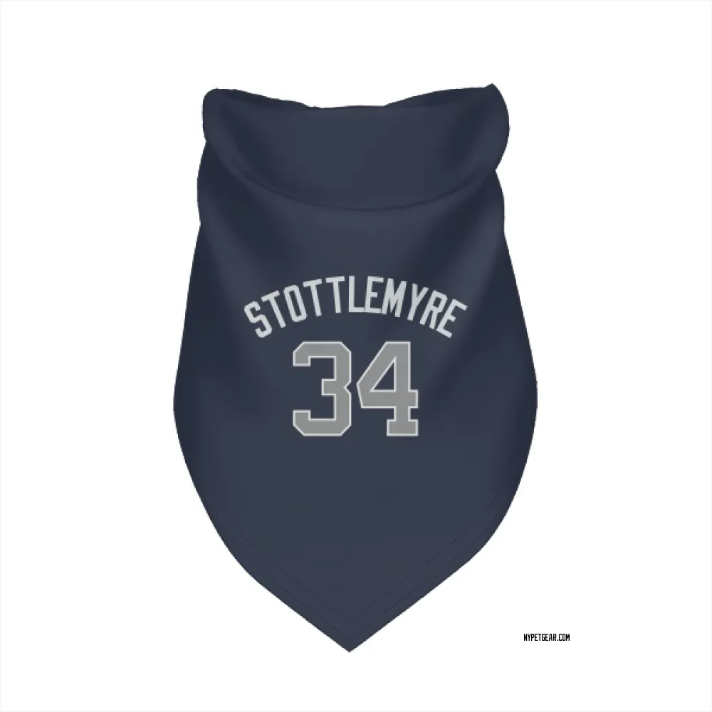 New York Yankees Mel Stottlemyre Navy Pet Bandana for Dog & Cat
