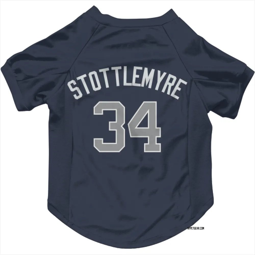 New York Yankees Mel Stottlemyre Navy Pet Jersey for Dog & Cat