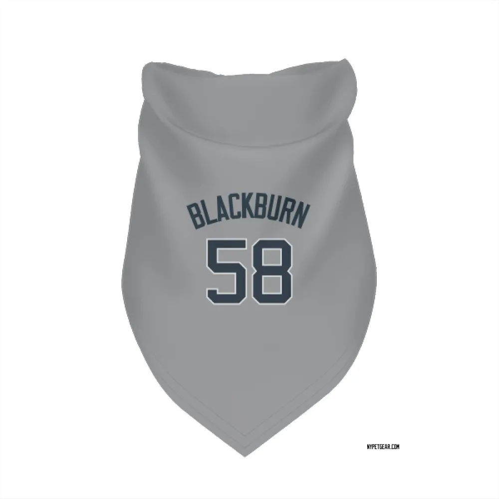 New York Yankees Paul Blackburn Gray Pet Bandana for Dog & Cat